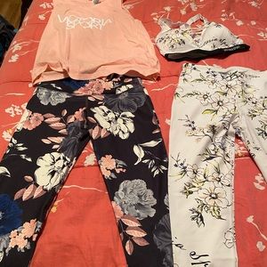 Victoria secret leggings and sports bra